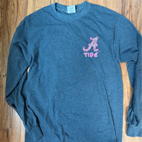 The University of Alabama Pink Roll Tide Roll Spirit Long Sleeve Top - Picture 7 of 7